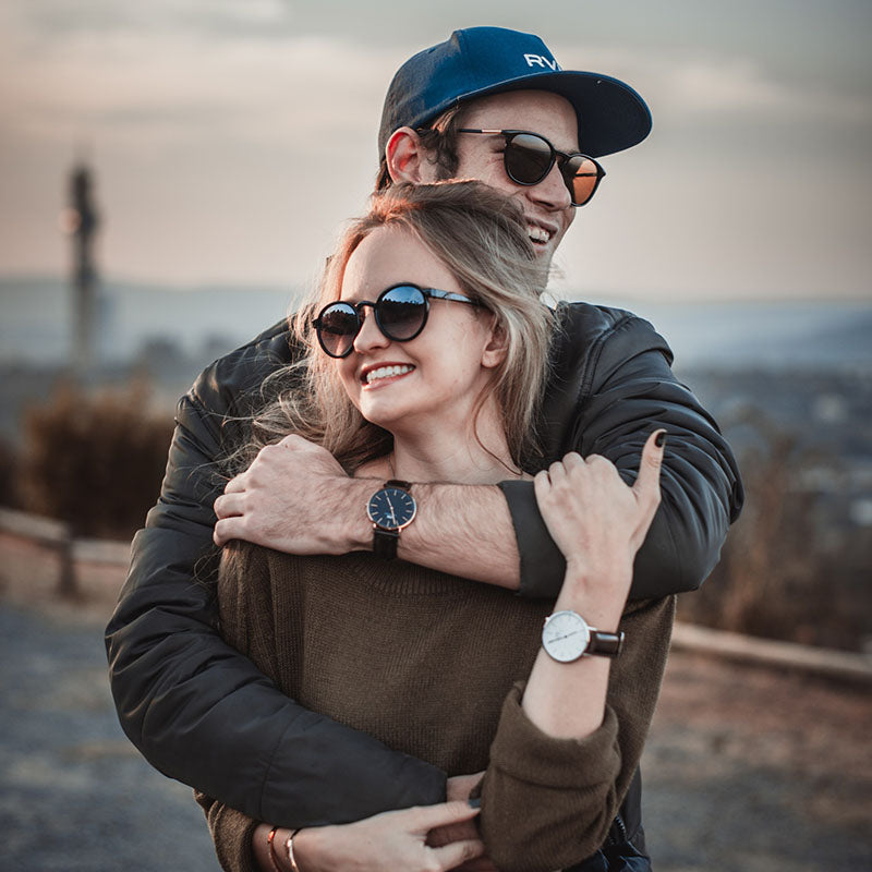 Collection lunettes de soleil couple bambou calme
