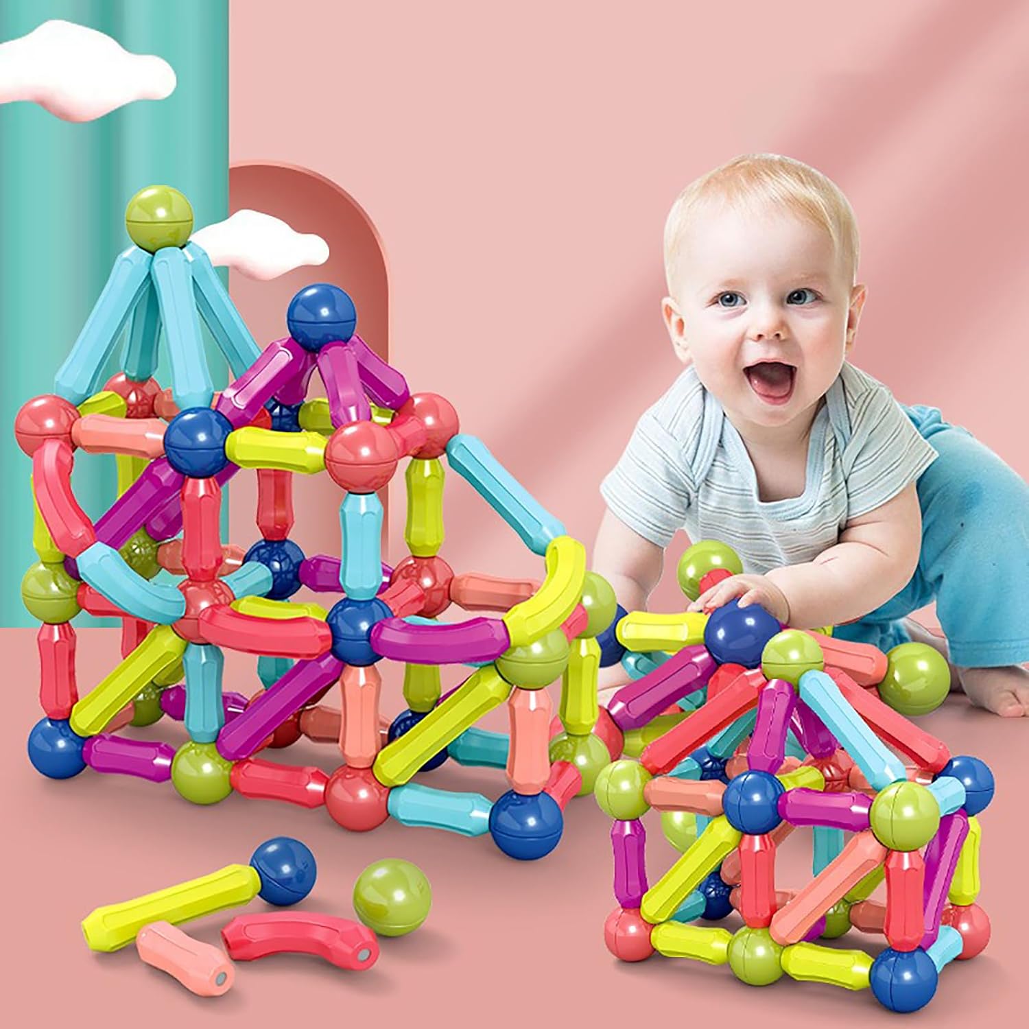 Magnetiskt byggset Bambou Calme