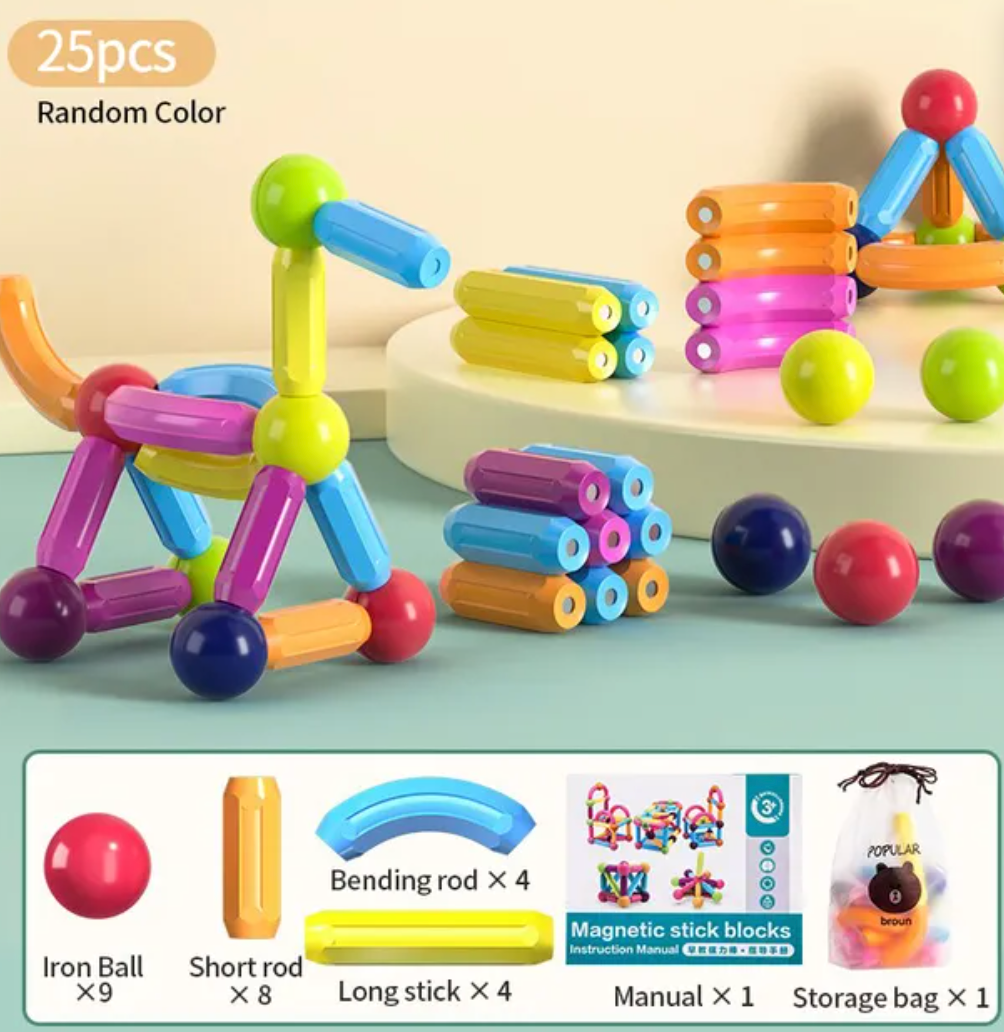 Magnetiskt byggset Bambou Calme