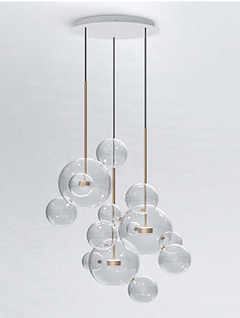 Lampe suspendue NéoBubble LED | Bambou Calme