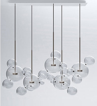 Lampe suspendue NéoBubble LED | Bambou Calme