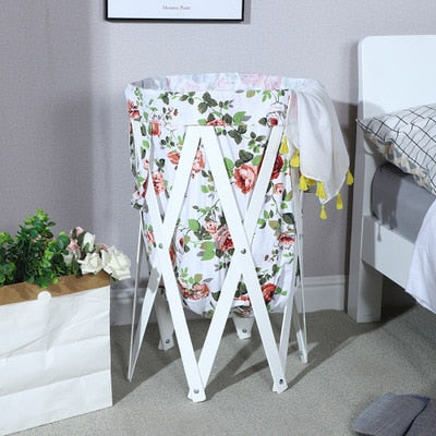 Panier à Linge pliable Petit Soleil en bois BIO | Bambou Calme
