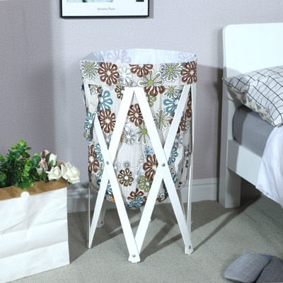 Panier à Linge pliable Petit Soleil en bois BIO | Bambou Calme