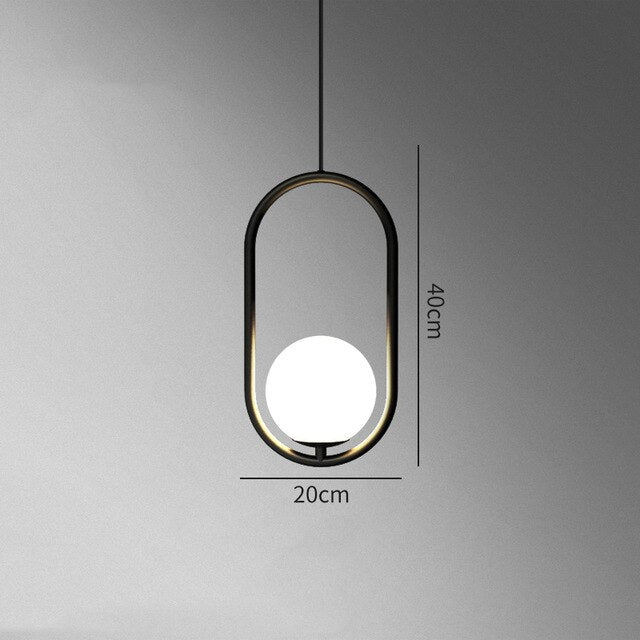 Lampe suspendue Minimalistic LED | Bambou Calme