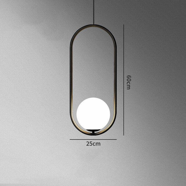 Lampe suspendue Minimalistic LED | Bambou Calme