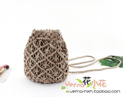 Cabas Paille Souple Les Saints Vintage Nature | Bambou Calme