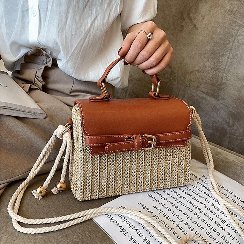 Sac Paille Little Rotin Booboo Selve | Bambou Calme