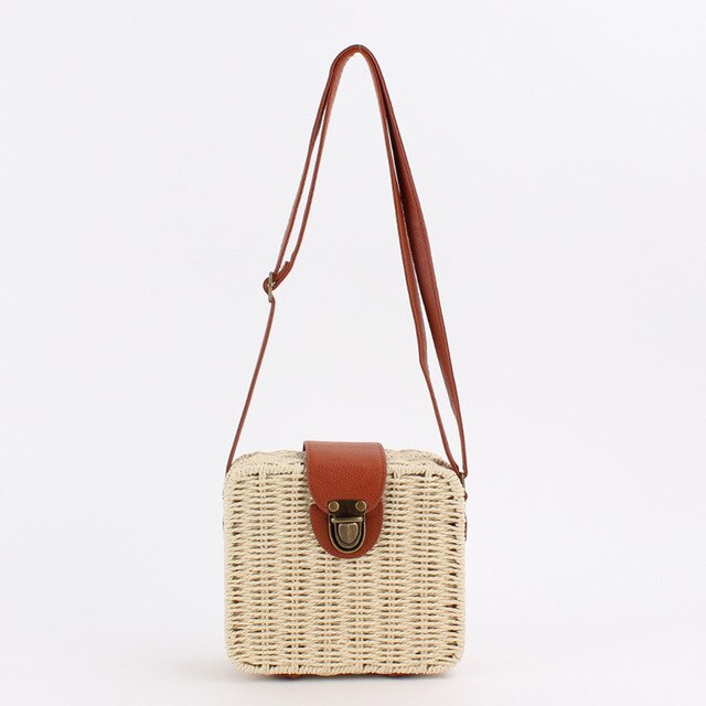 Sac Rond Paille Little Baby | Bambou Calme
