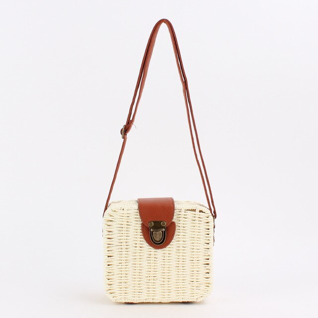 Sac Rond Paille Little Baby | Bambou Calme