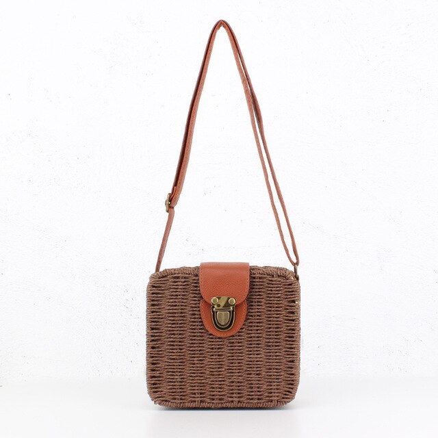 Sac Rond Paille Little Baby | Bambou Calme