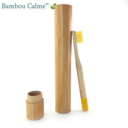 Brosse à Dents Bambou Jaune pour Enfant | Bambou Calme