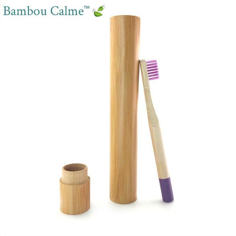Brosse à Dents Bambou Violette pour Enfant | Bambou Calme