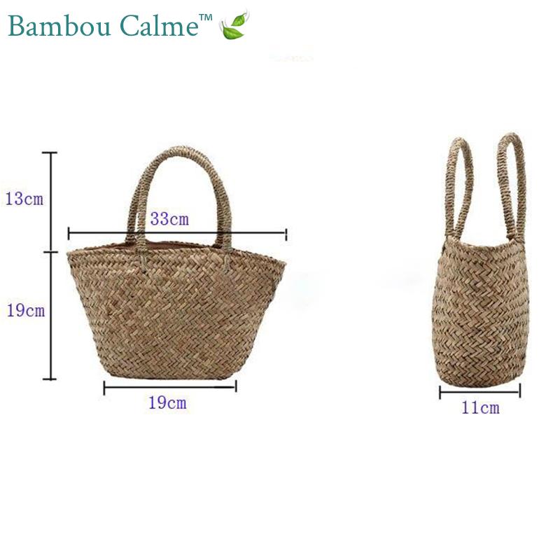 Cabas Paille Mama | Bambou Calme