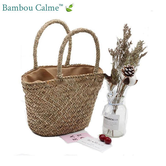 Cabas Paille Mama | Bambou Calme