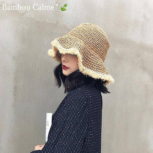 Chapeau de Paille FringeCoco | Bambou Calme