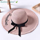 Chapeau de Paille Hello Sunshine Nature | Bambou Calme