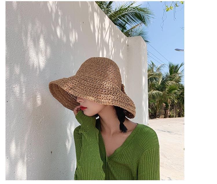 Chapeau de Paille Navy La Sudiste | Bambou Calme
