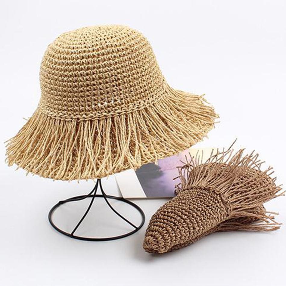 Chapeau de Paille Paysan FringeCoco | Bambou Calme