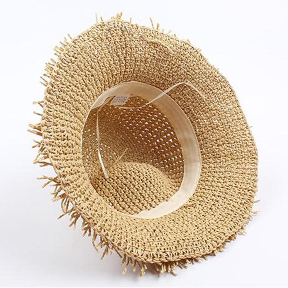 Chapeau de Paille Paysan FringeCoco | Bambou Calme