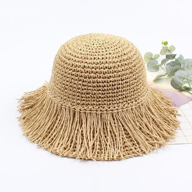 Chapeau de Paille Paysan FringeCoco | Bambou Calme