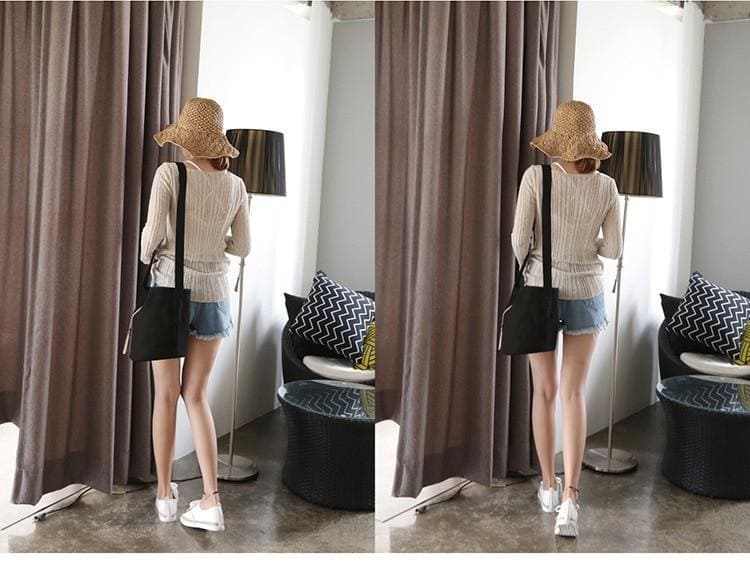 Chapeau de Paille Brun Rosalie | Bambou Calme