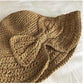 Chapeau de Paille Rose Brun La Sudiste | Bambou Calme
