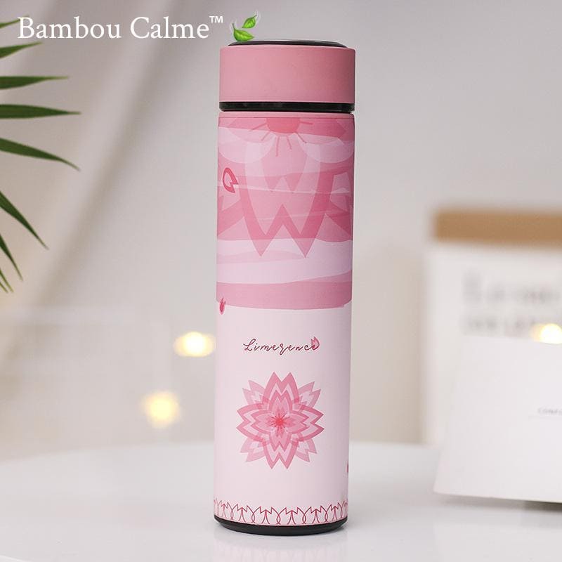 Gourde Inox Rose Limergener | Bambou Calme