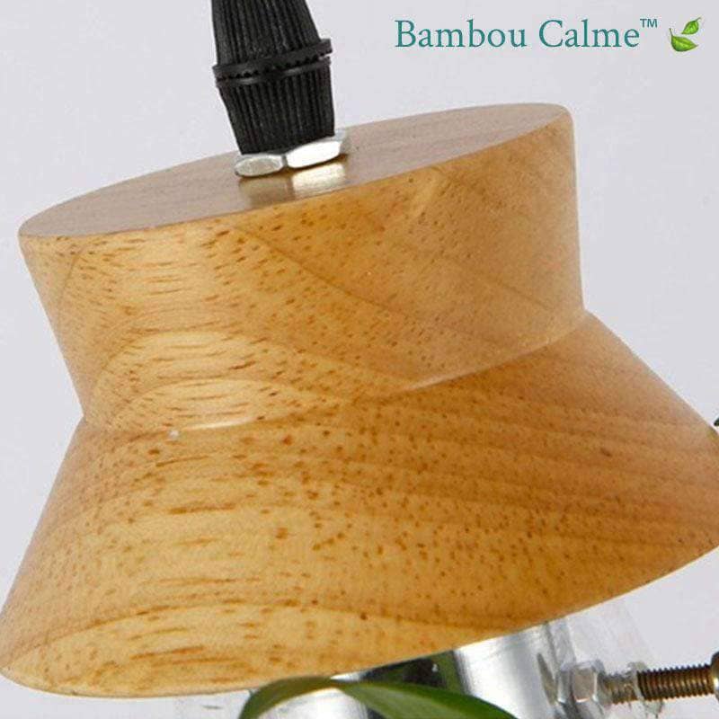 Lampe suspendue Bulles Végétales LED | Bambou Calme