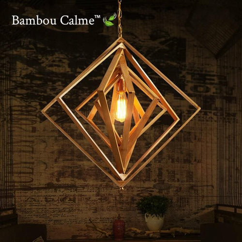 Lampe suspendue Trianum | Bambou Calme