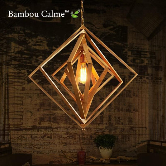 Lampe suspendue Trianum | Bambou Calme