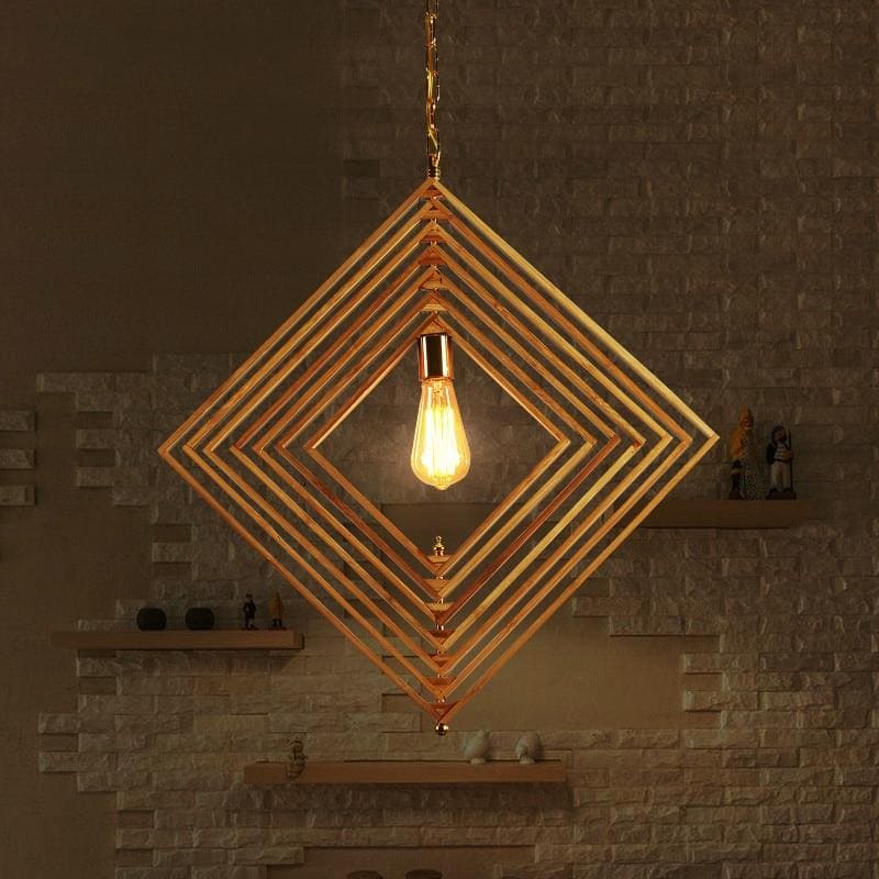 Lampe suspendue Trianum | Bambou Calme