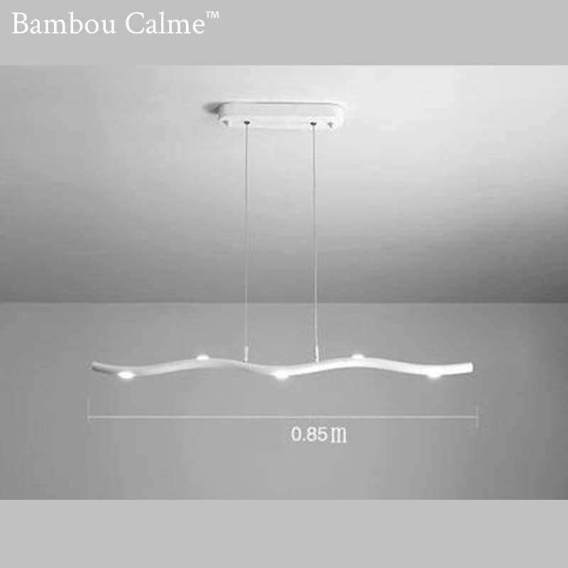 Lampe suspendue futuriste Z space | Bambou Calme