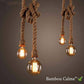 Lampe suspendue Corde style Tropical | Bambou Calme