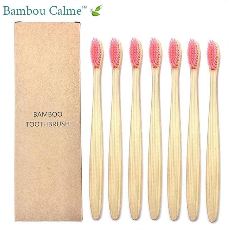 Brosses à Dents Bambou Roses | Bambou Calme