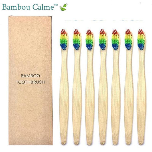 Brosses à Dents Bambou Arc-en-ciel | Bambou Calme