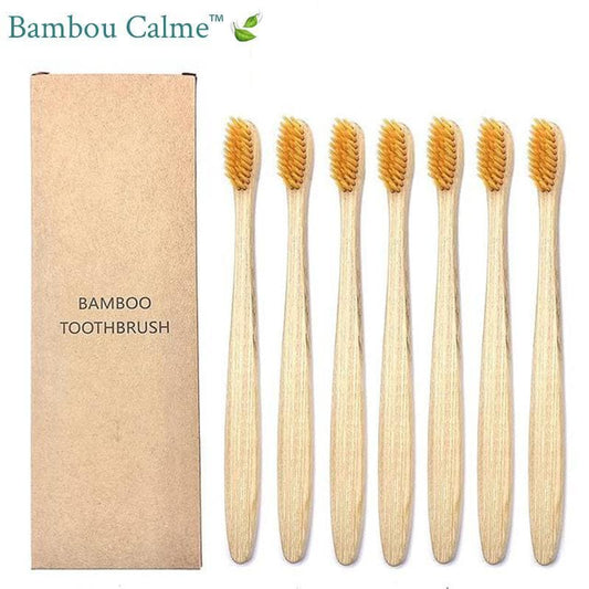 Brosses à Dents Bambou Jaunes | Bambou Calme
