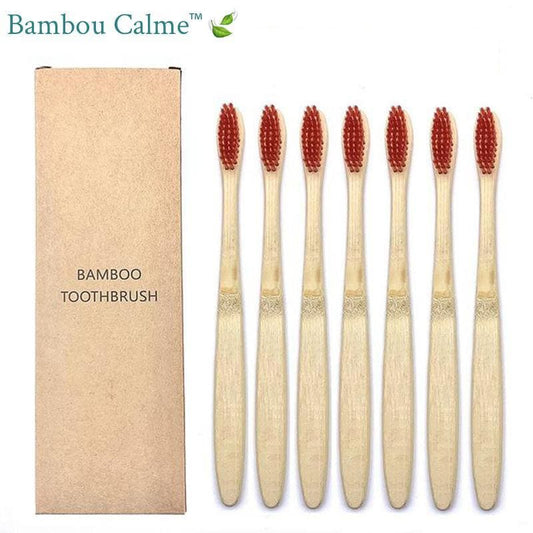 Brosses à Dents Bambou Rouges | Bambou Calme