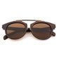 Lunettes de Soleil en Bambou Bleues Mucho | Bambou Calme