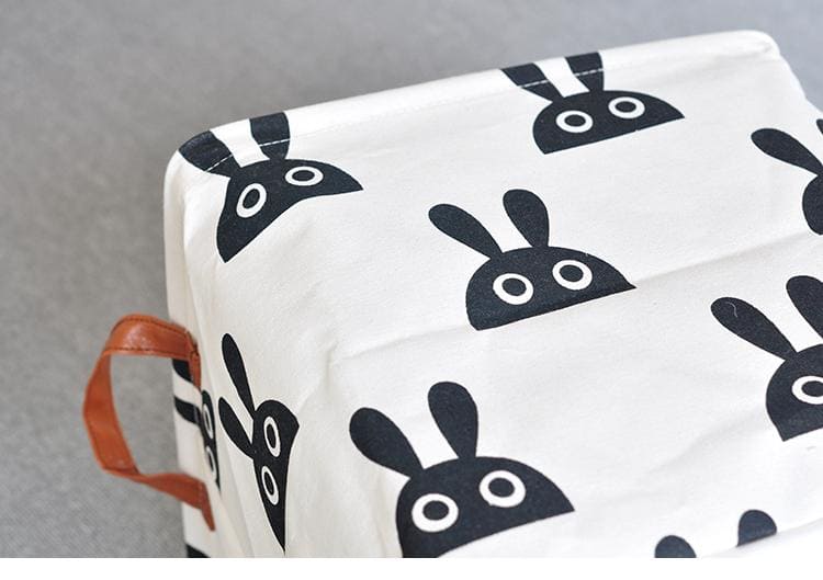 Panier à Linge Carré Hélicoptère | Bambou Calme