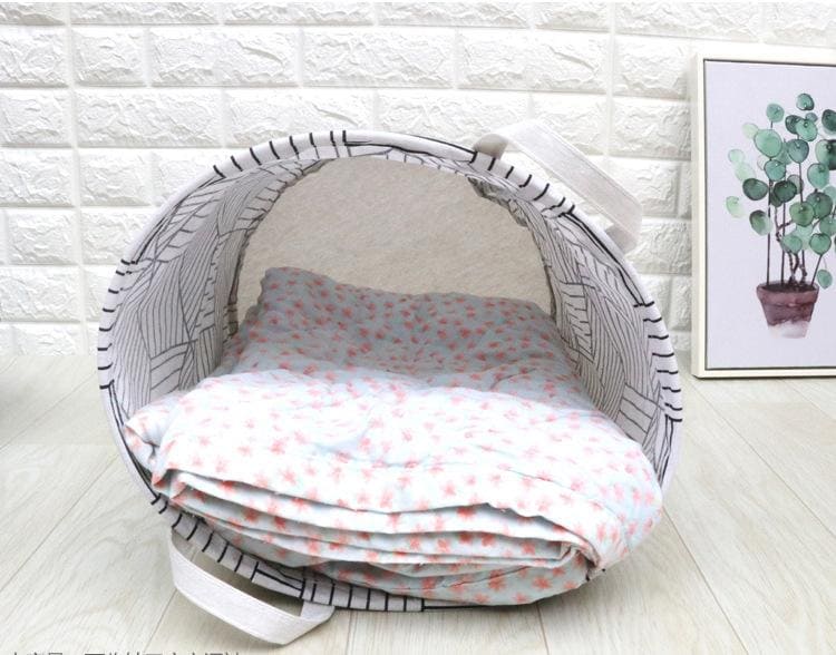 Panier à Linge Rond Étoile | Bambou Calme
