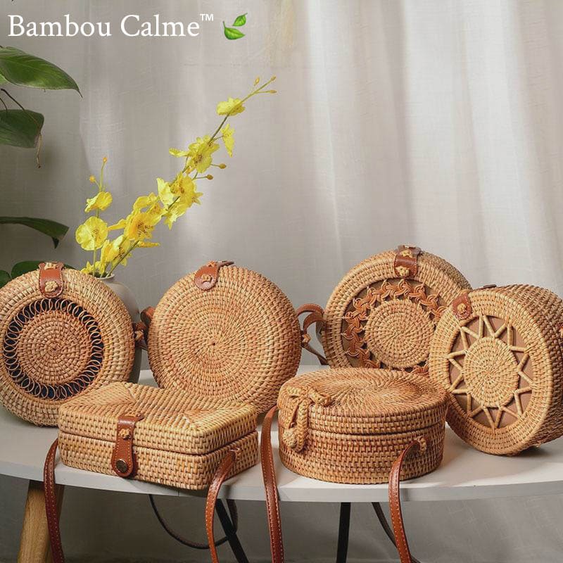 Sac Paille Rond <br>Little Torrente Style