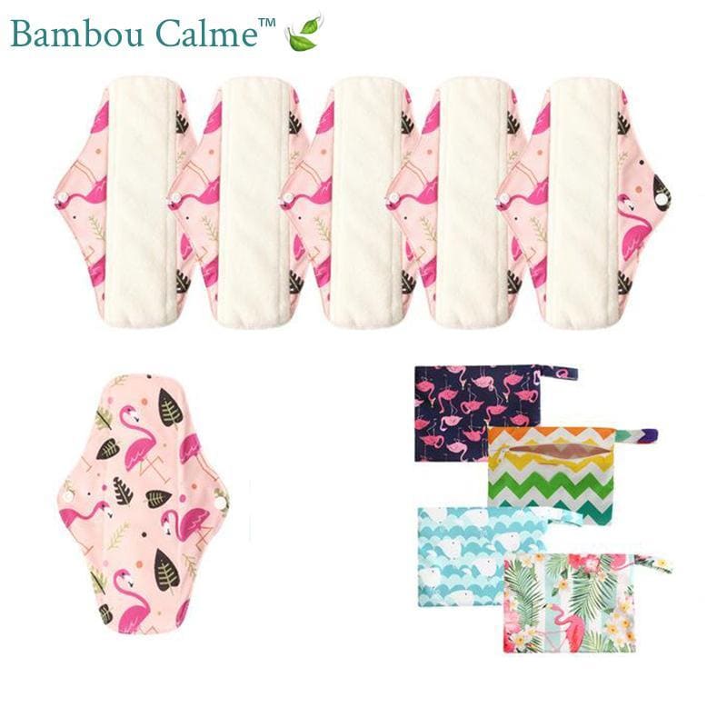 Serviettes Hygiéniques Lavables Flamou | Bambou Calme