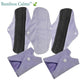 Serviettes Hygiéniques Lavables Violettes | Bambou Calme