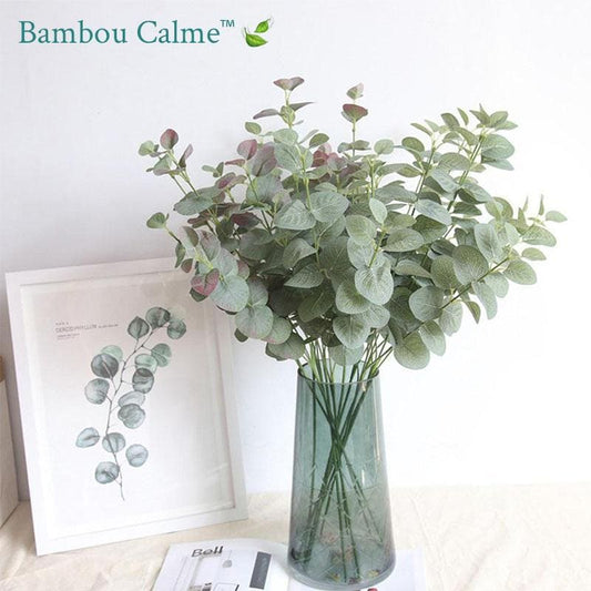 Tiges décoratives Soie Eucalyptus | Bambou Calme