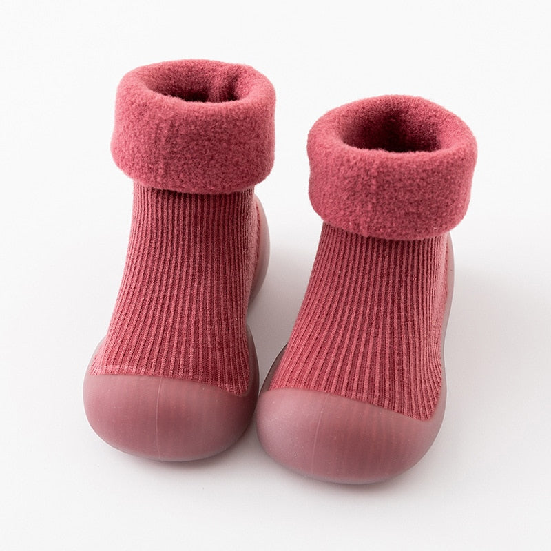 Chaussures de première marche épaisses en coton, Warmy