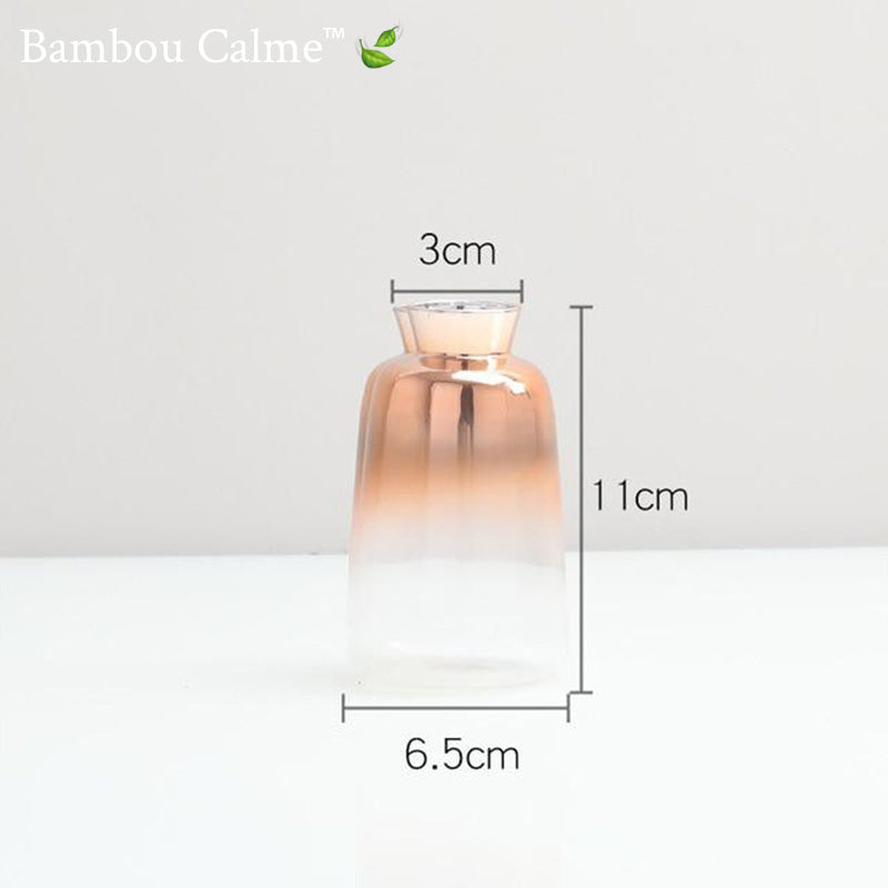 Vase MiniNord en Verre Rose | Bambou Calme