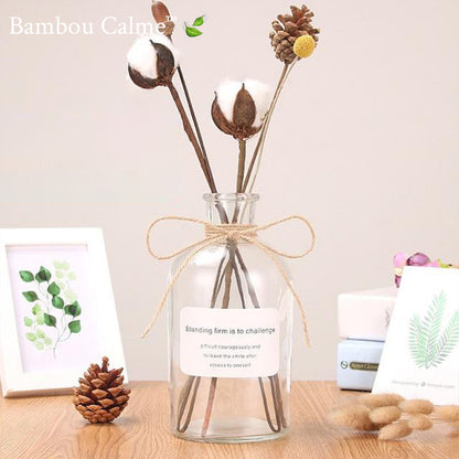 Vase MiniCount en Verre Ambre | Bambou Calme