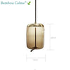 Lampe suspendue ScandiCalm | Bambou Calme