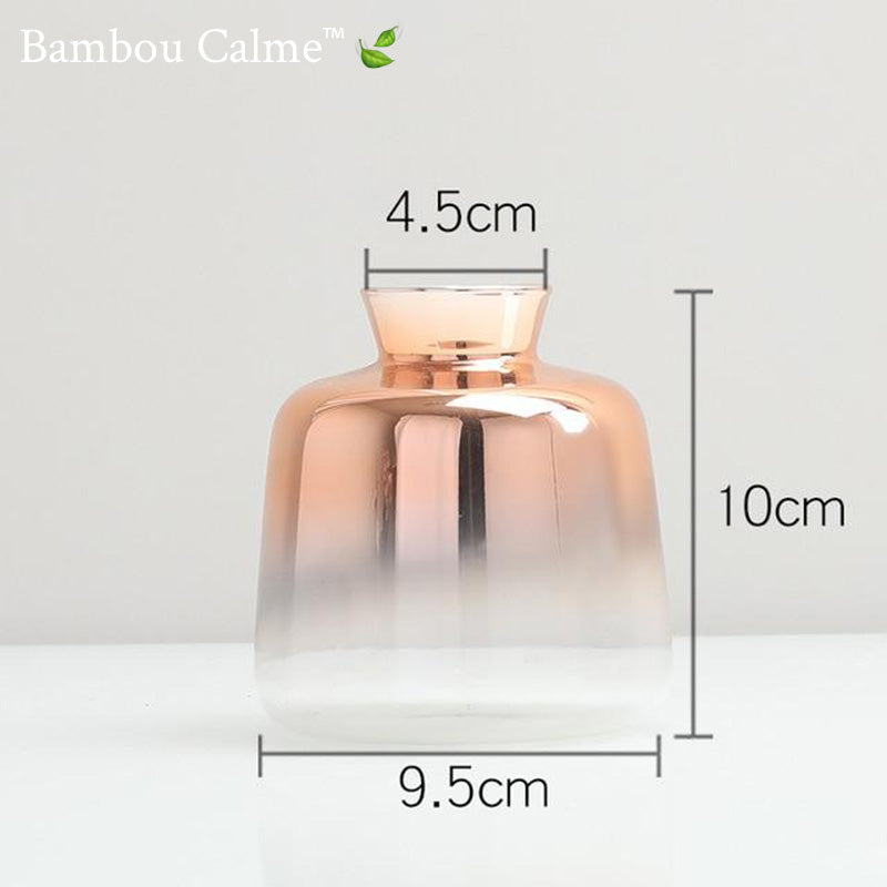 Vase MiniNord en Verre Rose | Bambou Calme