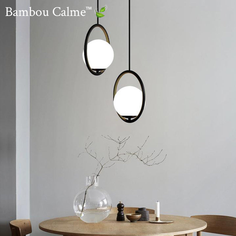 Lampe suspendue Minimalistic LED | Bambou Calme